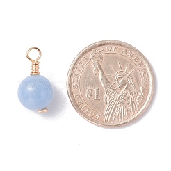 Подвески из натурального и окрашенного белого нефрита&nbsp;PALLOY-JF01146