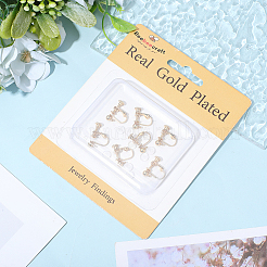 20 шт. фурнитура для сережек-клипс из нержавеющей стали 316&nbsp;STAS-BBC0008-59G