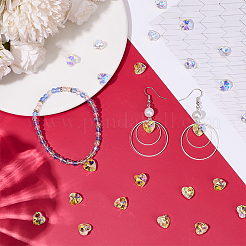 Подвески из гальванического стекла&nbsp;EGLA-BBC0001-05B