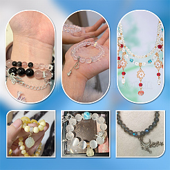 12 шт. 12 стиля латунных трубчатых дужек с микропаве из кубического циркония KK-PH0013-23