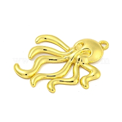 304ステンレスペンダント  18KGP本金メッキ  タコ  38x31x4.5mm  穴：2mm&nbsp;STAS-Z085-17G-03