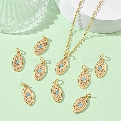Pendentifs en laiton Shegrace sertis de micro-pavés de zircone cubique&nbsp;XGRQ4G867-550G