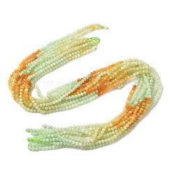 Градиент цвета натуральный бирманский нефрит бусины нити&nbsp;G-D306-A04-3mm