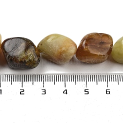 Природного нефрита Xiuyan бисер нитей G-Z061-A04-01