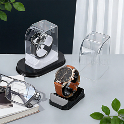 2 vitrina de plástico en forma de C para un solo reloj&nbsp;CON-PH0003-61