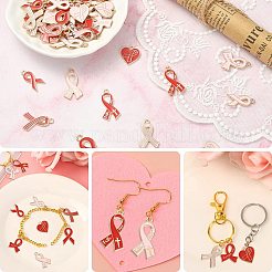 60 шт. 12 стиля светло-золотистые подвески из цинкового сплава с эмалью&nbsp;ENAM-CJ0003-59