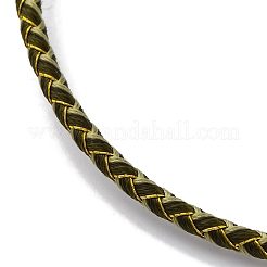 Bracelets tressés en cordon de polyester réglable&nbsp;BJEW-Z085-01G-09