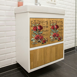 3 Blatt 3 Stile wasserdichte dekorative PVC-Aufkleber&nbsp;DIY-WH0404-579