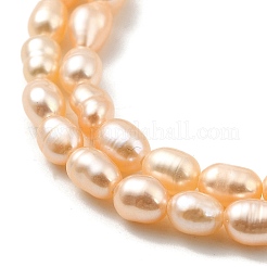 Нити из натурального культивированного пресноводного жемчуга PEAR-I007-01L-03