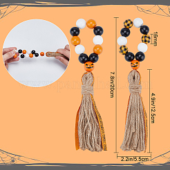 Кольцо для салфеток из деревянных бусин AJEW-PH01539