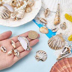 30шт 15 стиля покрытия акриловые подвески&nbsp;OACR-SC0001-93