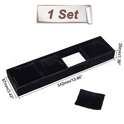 Держатели для часов с бархатным браслетом на 4 слот ODIS-WH0034-04