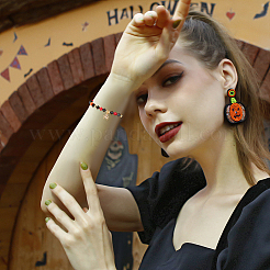 10шт 2 цвета латунные микро проложить кубический цирконий шармы KK-BBC0014-75