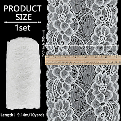 10 ярд нейлоновой эластичной кружевной отделки&nbsp;OCOR-FG0002-66B