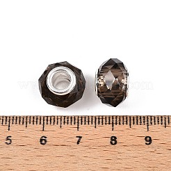 Perle di vetro trasparente europei&nbsp;GPDL-N004-D14mm-B17