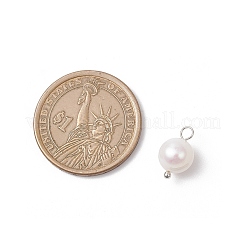 Круглые подвески из натурального культивированного пресноводного жемчуга PALLOY-JF04193-02