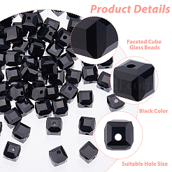 2 нитка прозрачные стеклянные бусины нити&nbsp;GLAA-HS0001-12B