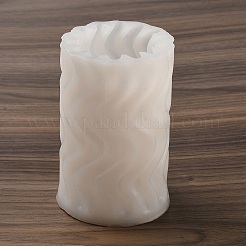 DIYキャンドルシリコンモールド  キャンドル作り用  柱  ホワイト  12x7.6cm  内径：6.1のCM&nbsp;LS-SIMO-C014-02E