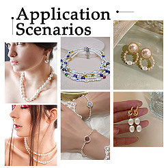 1 нить бусин из натурального культивированного пресноводного жемчуга PEAR-GO0001-24