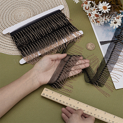 5 Yard Spitzenbesatz aus Polyester mit Fransen&nbsp;DIY-FG0006-98A