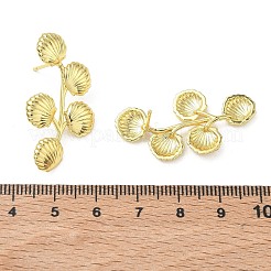 Boucles d'oreilles en laiton pour femmes&nbsp;EJEW-A167-02C-G