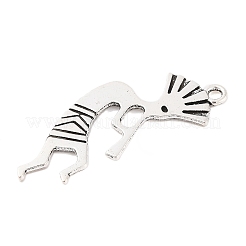 Pendentifs en alliage de style tibétain&nbsp;TIBEP-R304-010AS-LF