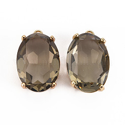 Прозрачные стеклянные подвески&nbsp;GLAA-S193-009F