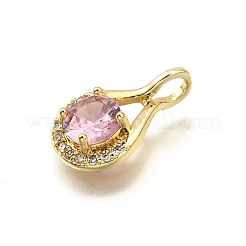Латунные микро проложить кубического циркония подвески&nbsp;KK-K401-20G-02