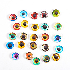 Cabochon in vetro con fondo piatto&nbsp;GGLA-SZ0001-01C