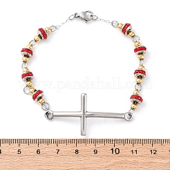 201 bracelets à maillons en acier inoxydable&nbsp;BJEW-A032-01GP-03
