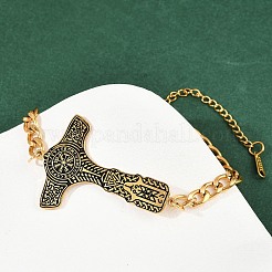 304 Edelstahl-Emaille-Gliederarmbänder&nbsp;LS-BJEW-P356-01A-G