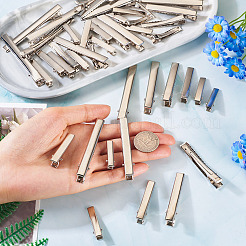 70 шт. 7 стиля железные плоские заколки для волос из кожи аллигатора IFIN-TA0001-69