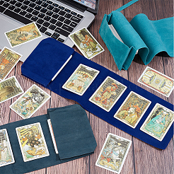 3 шт. 3-х цветные двухсторонние бархатные мешочки для хранения карт Таро ABAG-CN0001-04