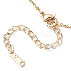 Ожерелья-цепочки с подвеской Ocean Summer из нержавеющей стали 304 NJEW-JN05543