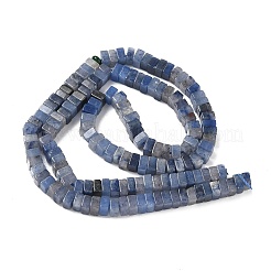 Нити бусин из натурального синего авантюрина (окрашенного и нагретого) G-I394-A09