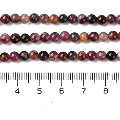 Натуральный турмалин бисер нитей G-L637-A01-4mm