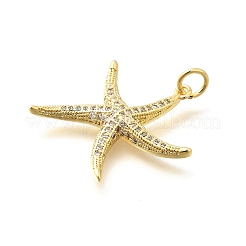 Messing micro pave klare zirkonia anhänger&nbsp;KK-Q040-01I-G