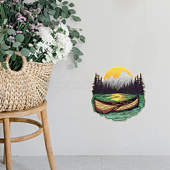 Старинный металлический оловянный знак AJEW-WH0409-099