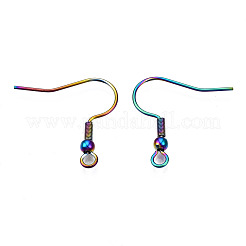 Ионное покрытие (ip) 304 нержавеющая сталь французские серьги крючки STAS-S119-015