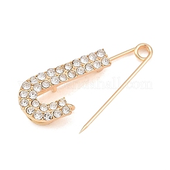 Broches épingles de sûreté en strass cristal&nbsp;JEWB-A040-01A-G