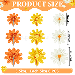 9 Stück DIY-Papierblumenfächer&nbsp;DIY-WH0899-675