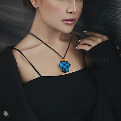 6 шт. 2 цвета регулируемый плетеный вощеный шнур макраме мешочек для изготовления ожерелья NJEW-SZ0001-49