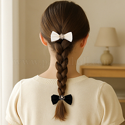 8 шт. 4-х цветные заколки для волос из сплава и эмали из кожи аллигатора PHAR-HY0001-09