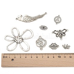 Соединители из сплава в тибетском стиле&nbsp;TIBE-MSMC005-02AS