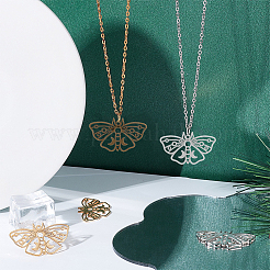 80 шт. 2-х цветные подвески из ретро-сплава в тибетском стиле FIND-DC0003-51