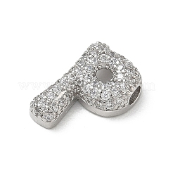 Pendentifs avec zircon cubiques à micro-pavés en laiton&nbsp;KK-A300-02P-P