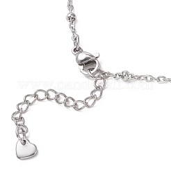 Изготовление ожерелий-сателлитов из нержавеющей стали 304&nbsp;AJEW-JB01499-02