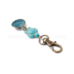 9 шт. 9 стиля подвесные украшения из сплава на тему океана&nbsp;HJEW-JM03484