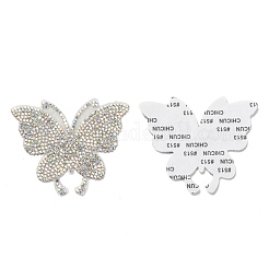 Бабочки стеклянные патчи со стразами DIY-NB0005-13