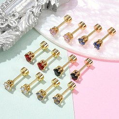 Плоские круглые стеклянные беруши EJEW-H105-22G-B